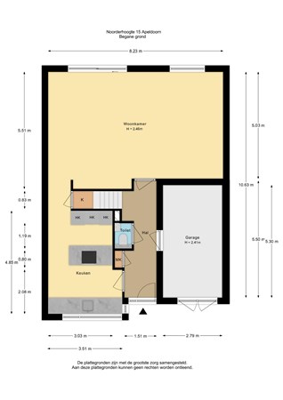 Floorplan - Noorderhoogte 15, 7325 SE Apeldoorn